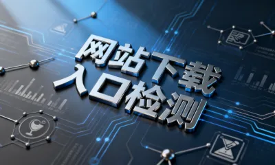 网站下载入口检测怎么做？