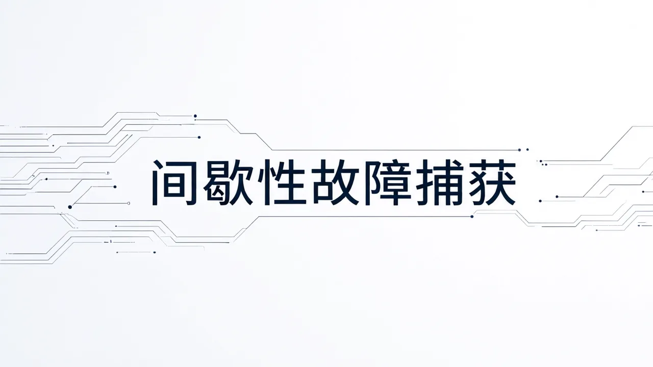 间歇性故障捕获