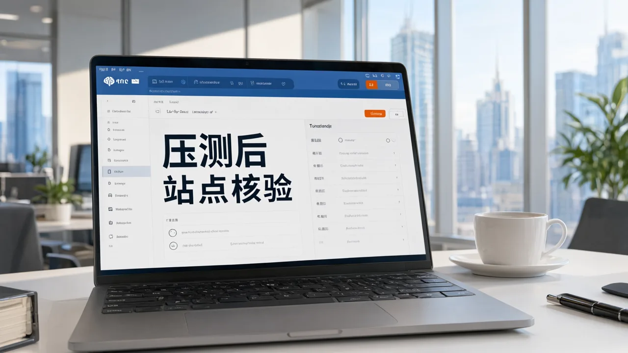压测后站点核验